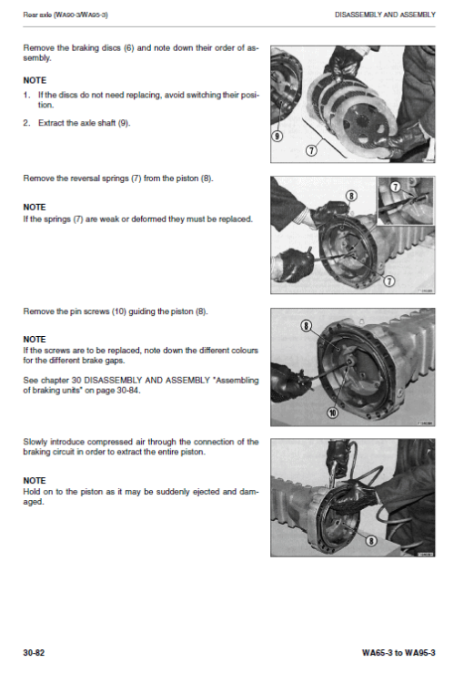 Komatsu WA65-3, WA90-3, WA95-3 Wheel Loader Service Manual - Image 5