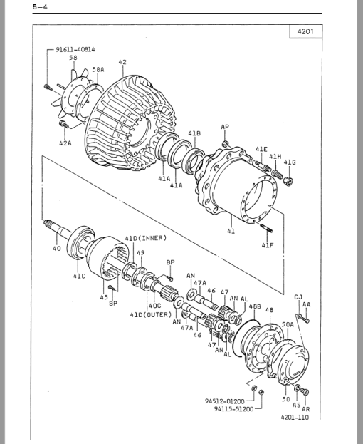 Toyota 5FDM60, 5FDM70, 5FDN50, 5FDN60 Forklift Repair Manual - Image 5