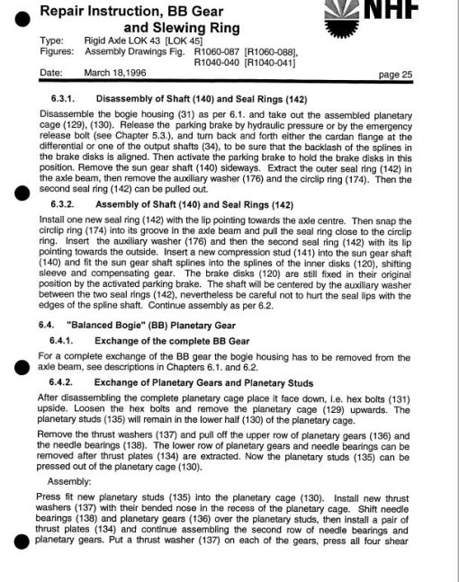 Timberjack 1010B Forwarder Repair Technical Manual - Image 5