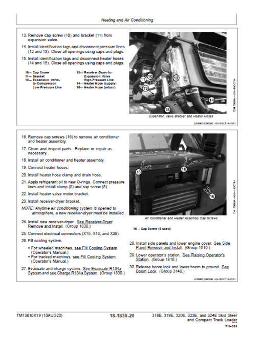 John Deere 319E, 323E SkidSteer Loader Technical Manual (Manual Controls - SN after J249321) - Image 5