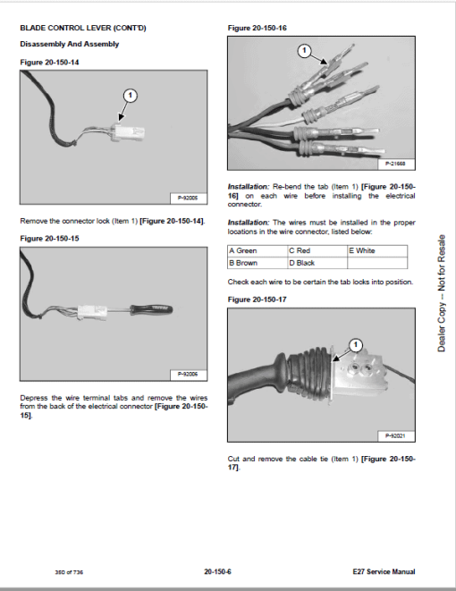 Bobcat E27 Excavator Repair Service Manual - Image 5