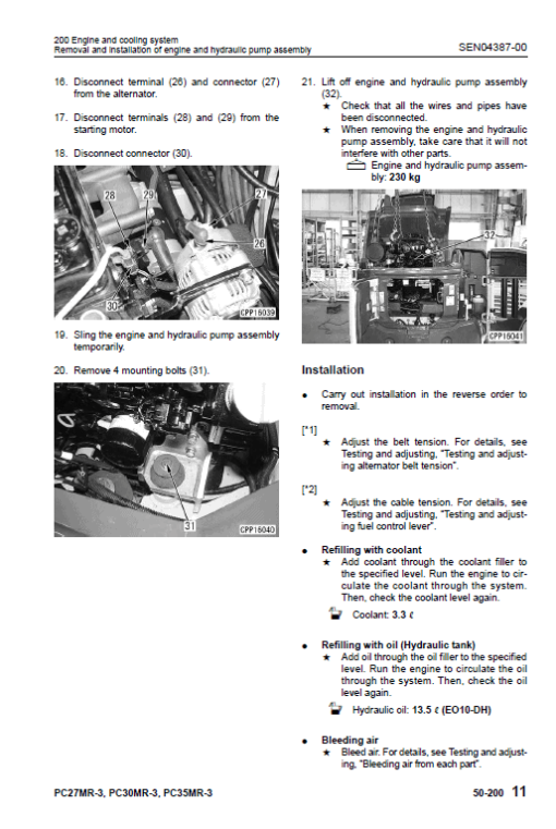 Komatsu PC27MR-3, PC30MR-3, PC35MR-3 Excavator Service Manual - Image 5