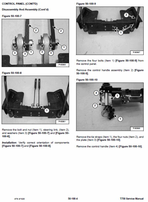 Bobcat T750 Loader Service Manual - Image 5