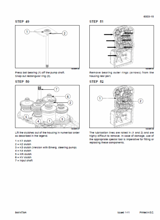 New Holland W230C Wheel Loader Service Manual - Image 5