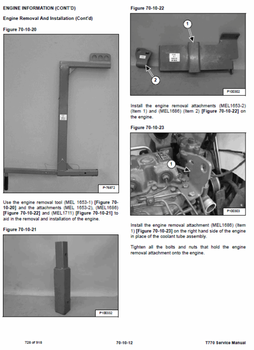 Bobcat T770 Loader Service Manual - Image 9