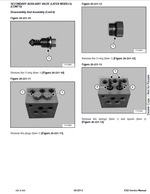 Bobcat E32i Excavator Repair Service Manual - Image 5