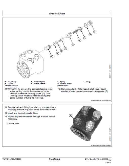 John Deere 244J Loader Technical Manual (S.N after 23290 - ) - Image 5