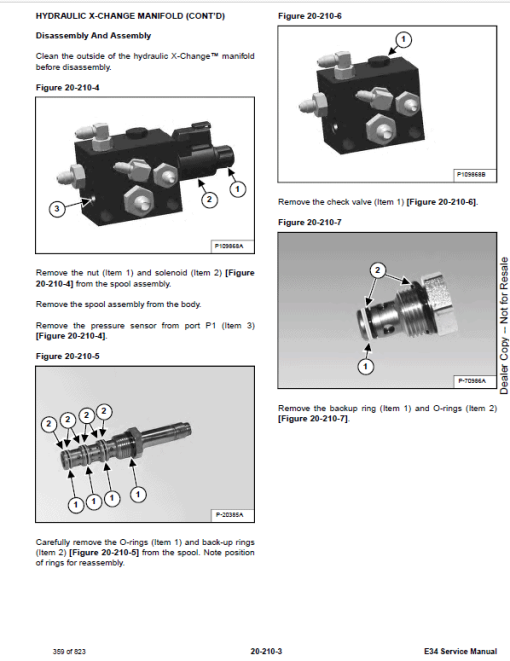 Bobcat E34 Excavator Repair Service Manual - Image 5