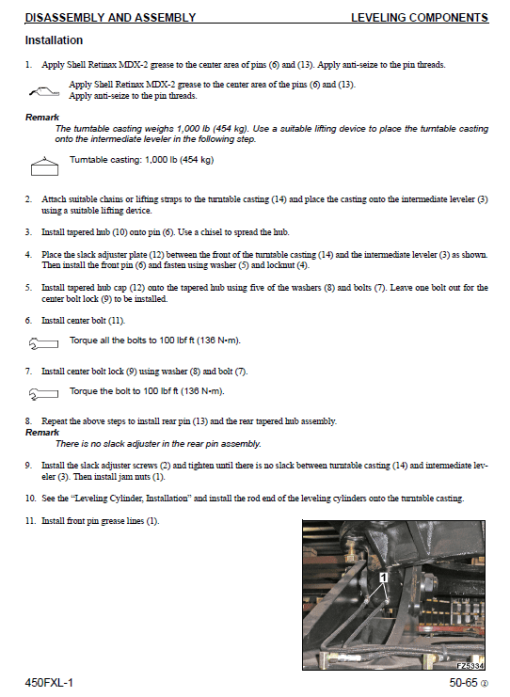 Komatsu 450FXL-1 Feller Buncher Service Manual - Image 3