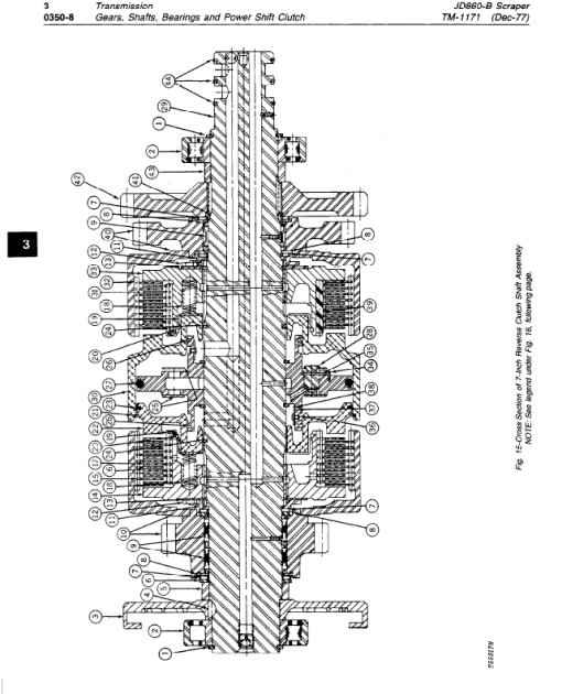 John Deere 860B Scraper Repair Technical Manual (TM1171) - Image 6