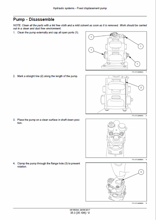 Case 770 EX Magnum Backhoe Loader Service Manual - Image 5