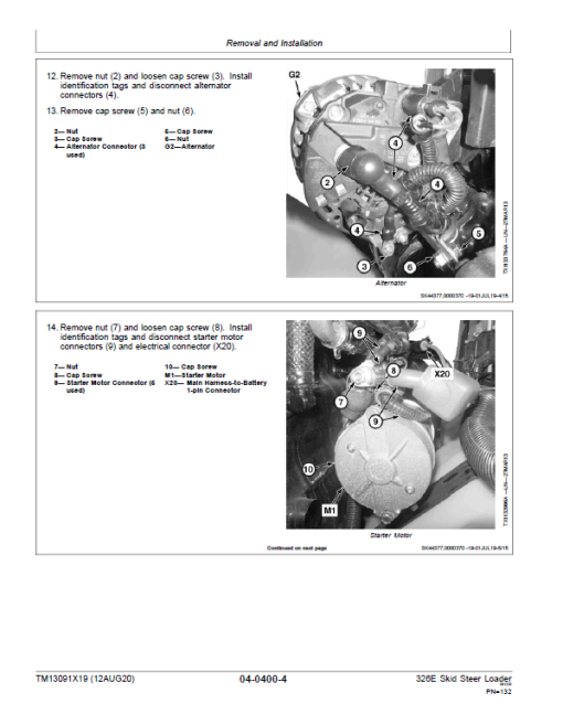 John Deere 326E SkidSteer Loader Technical Manual (Manual Controls - SN after J247388) - Image 5