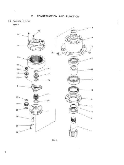 Kobelco K903C Excavator Service Manual - Image 5