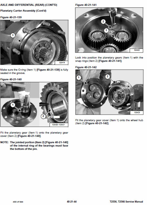 Bobcat T2556 and T2566 Telescopic Handler Service Manual - Image 5