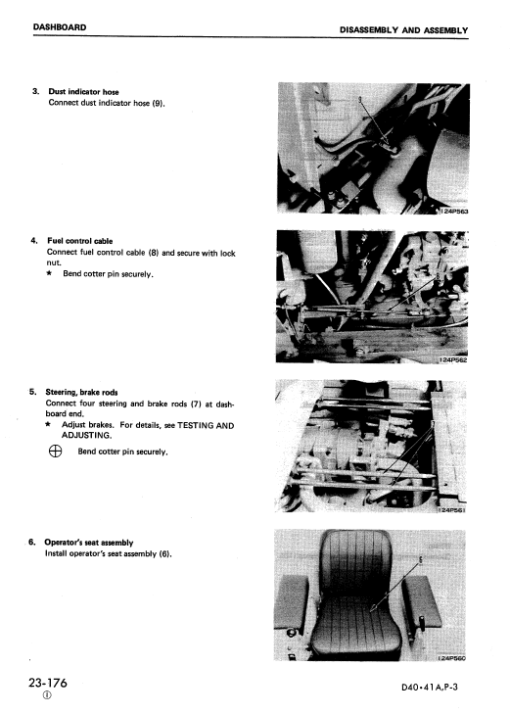 Komatsu D40A-3, D40P-3, D40PL-3, D40PLL-3 Dozer Service Manual - Image 5