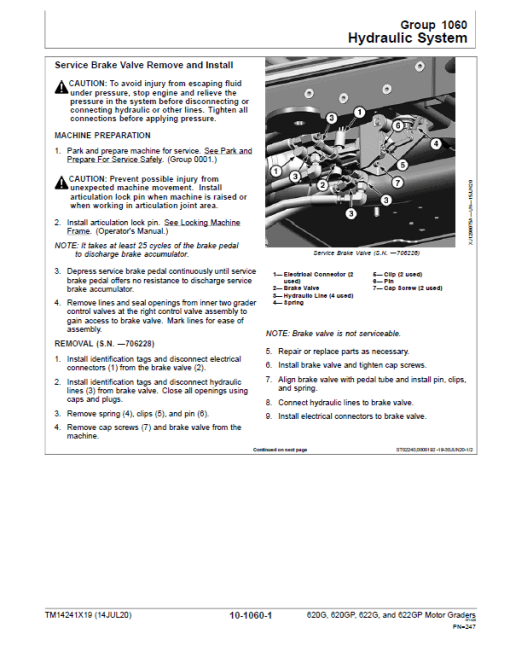 John Deere 620G, 620GP, 622G, 622GP Grader Technical Manual (S.N F680878 & L700954 - ) - Image 4