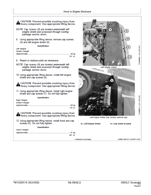 John Deere 380GLC Excavator Repair Technical Manual (S.N after F900006 - ) - Image 5