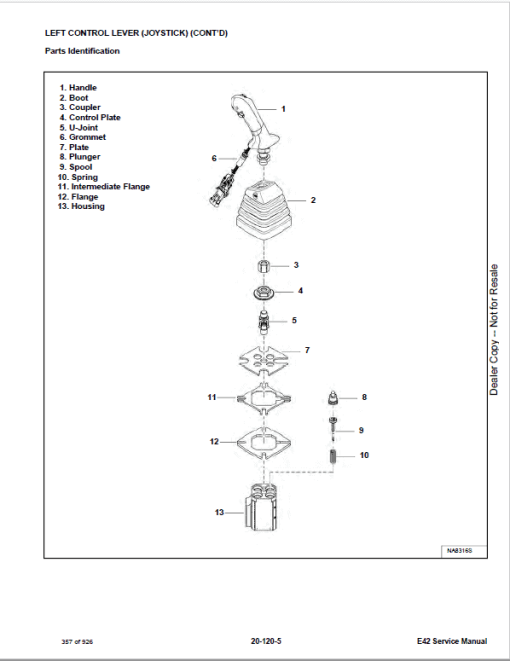 Bobcat E42 Excavator Repair Service Manual - Image 5