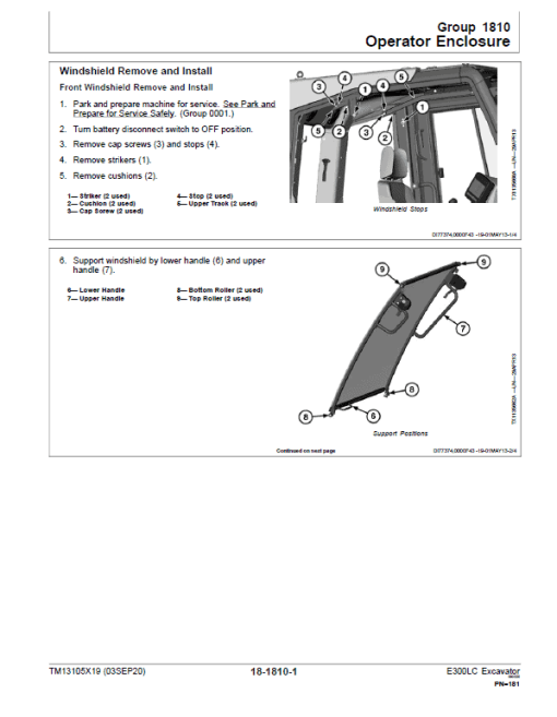 John Deere E300LC Excavator Repair Technical Manual (S.N after C600002 & D600014- ) - Image 5