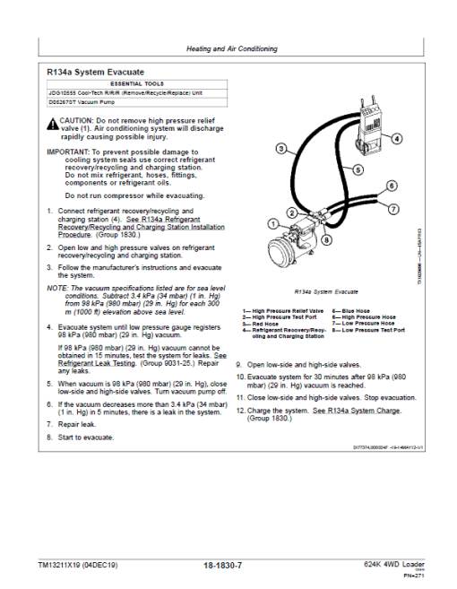 John Deere 624K 4WD Loader Technical Manual (SN. C000001 & D000001 - 001000) - Image 5