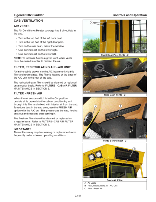 Tigercat 602 Skidder Carrier Repair Service Manual (6020101 - 6025100) - Image 2