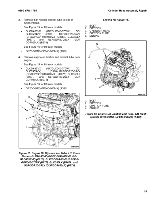 Yale GC040VX, GLC040VX, GC050VX, GLC050VX, GC060VX, GLC060VX Forklift A390 Service Repair Manual - Image 4