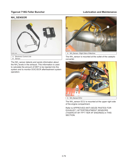 Tigercat 718G Feller Buncher Repair Service Manual (SN 7182001 - 7183000) - Image 3