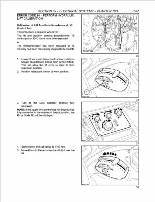 Case MXM120, MXM130, MXM140 Tractor Service Manual - Image 4