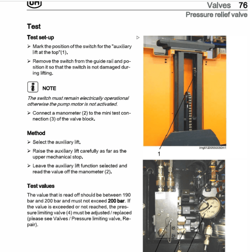 OM Pimespo XOP2, XOP3,  XOP2ac and XOP3ac Ordre Picker Workshop Repair Manual - Image 4