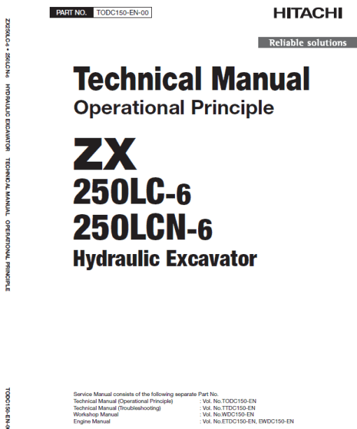 Hitachi ZX250LC-6 and ZX250LCN-6 ZAXIS Excavator Repair Manual - Image 5