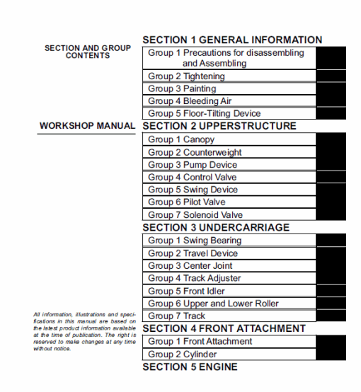 Hitachi Zaxis ZX27U-2, ZX30U-2, ZX35U-2 Excavator Service Repair Manual - Image 6