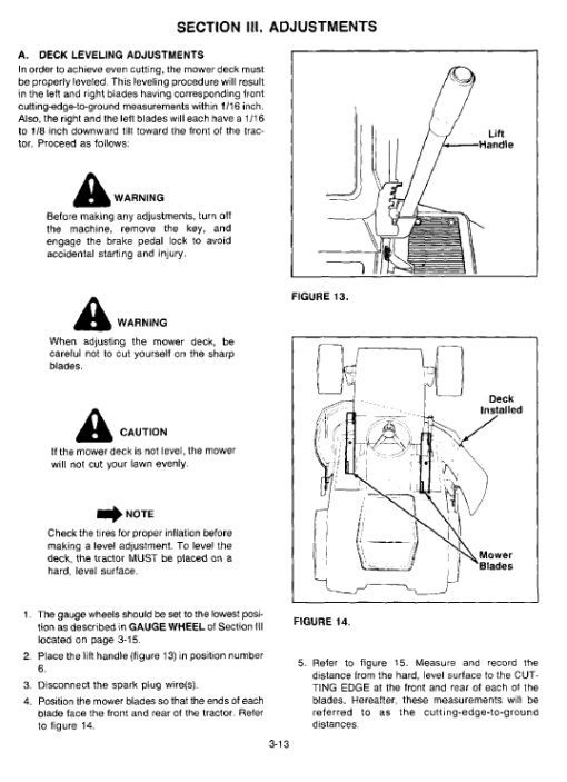 Cub Cadet 1220, 1315, 1320, 1405, 1415, 1420 Tractor Service Manual - Image 4