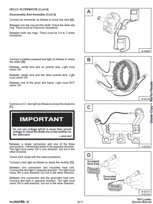 Bobcat 943 Skid-Steer Loader Service Manual - Image 4