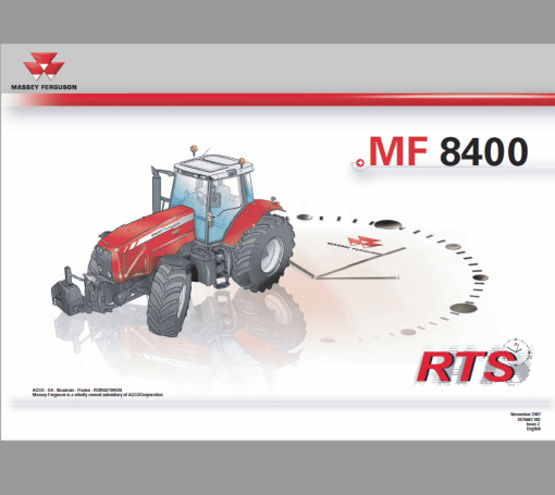 Massey Ferguson 8450, 8460, 8470, 8480 Tractor Service Manual - Image 2