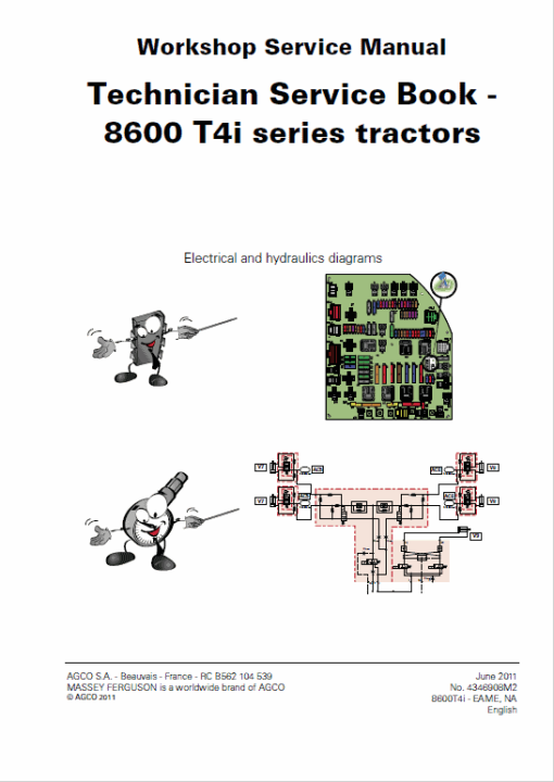 Massey Ferguson 8650, 8660, 8670, 8680, 8690 Tier 4i Tractor Service Manual - Image 10