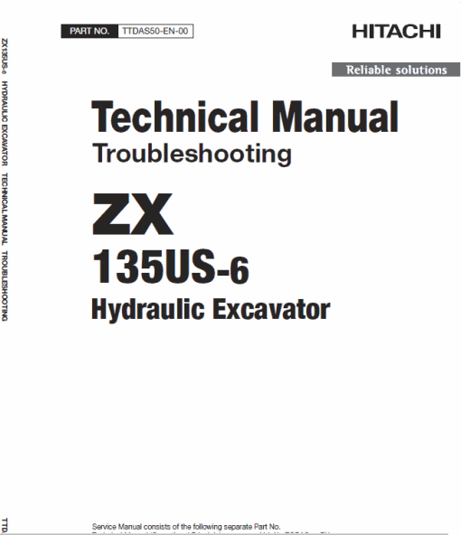 Hitachi ZX135US-6 Excavator Service Repair Manual - Image 4