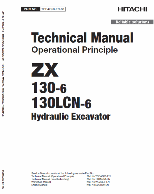 Hitachi ZX130-6 and ZX130LCN-6 Excavator Service Repair Manual - Image 3