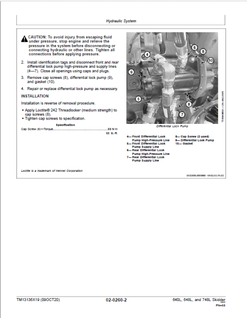 John Deere 640L, 648L Skidder Repair Manual (S.N D679126 - D690813 ) - Image 3