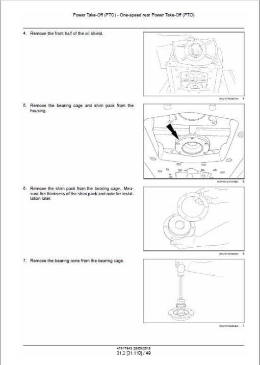 Case 250, 280, 310, 340, 380 Magnum Tractor Service Manual - Image 6