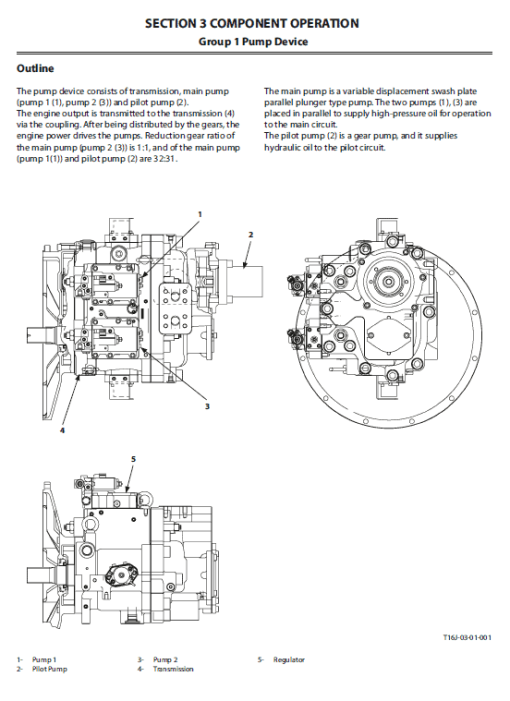 Hitachi ZX470H GI Excavator Service Repair Manual - Image 5