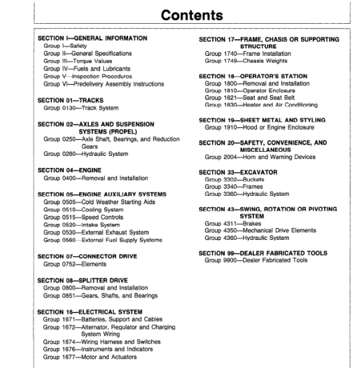 John Deere 992D-LC Excavator Technical Manual (TM1462 and TM1463) - Image 7