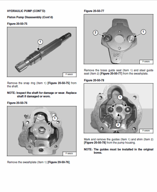 Bobcat 430 Compact Excavator Service Manual - Image 4