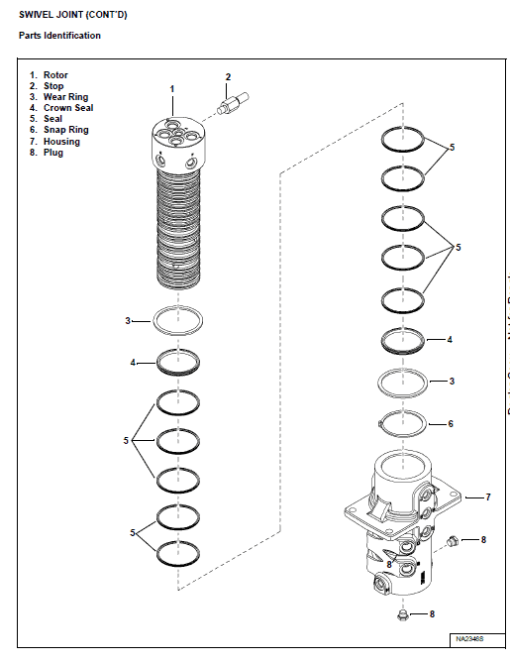 Bobcat E50 Compact Excavator Repair Service Manual - Image 6