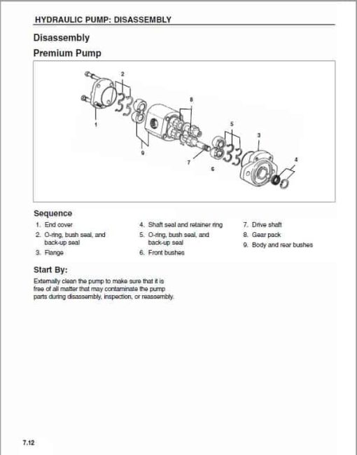 Mitsubishi FBC15K, FBC18K, FBC18KL Forklift Lift Truck Service Manual - Image 4