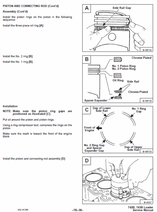 Bobcat 742B and 743B Skid-Steer Loader Service Manual - Image 4