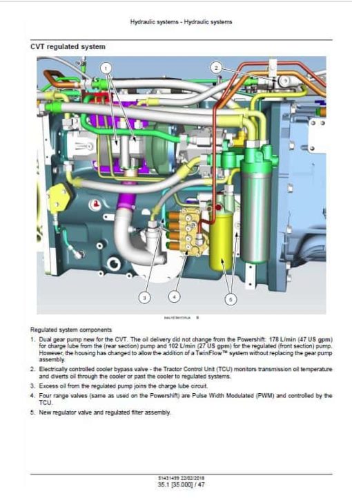 Case 310, 340, 380 Rowtrac Magnum Tractor Service Manual - Image 6