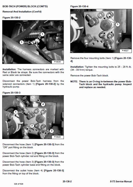 Bobcat S175 Skid-Steer Loader Service Manual - Image 3