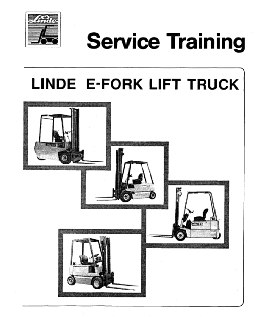 Linde Type 322, 323, 324 Forklift Model: E10, E12, E14, E15, E16, E20, E25, E30 Workshop Service Manual - Image 6