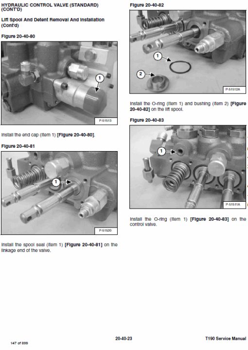 Bobcat T190 Loader Service Manual - Image 2