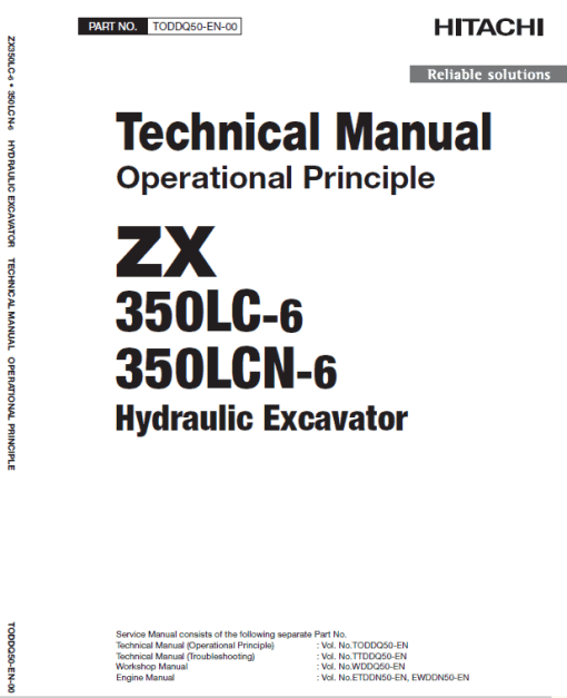 Hitachi ZX350LC-6 and ZX350LCN-6 ZAXIS Excavator Service Repair Manual - Image 6